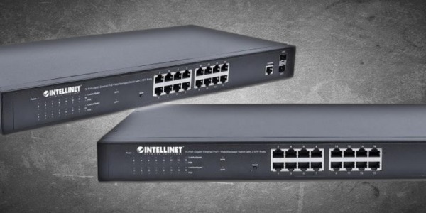 Nuovi switch Gigabit Ethernet PoE da INTELLINET
