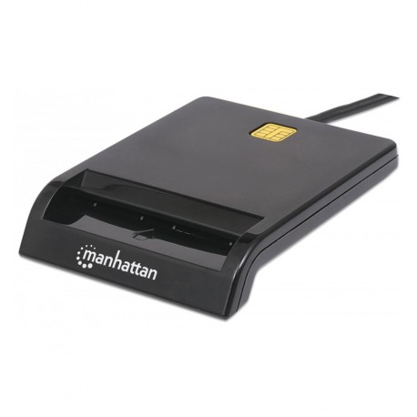 Lettore/Scrittore di Smart Card USB Compatto Nero I-CARD CAM-USB2MH