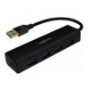 Hub USB3.0 4 Porte Nero IUSB3-HUB4B15