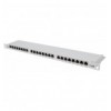 Pannello Patch 24 posti 19'' 0.5U Cat6 FTP Grigio I-PP 24-RS-C6GH