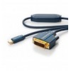 Cavo Mini DisplayPort (Thunderbolt) a DVI-D 24+1 2m Alta Qualità ICOC CLC-MDPDV-020