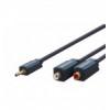 Cavo Audio Stereo 2 RCA F a Jack 3.5 mm M 0