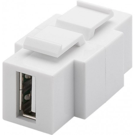 Adattatore Keystone USB2.0 A/B Installabile in Entrambi i Lati IWP-ADAP-AFBF2