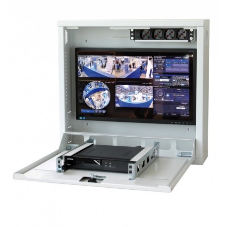 Box di sicurezza per DVR sistemi di videosorveglianza Bianco con Anti-intrusione ICRLIM08AI2