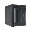 Armadio NetRack 19'' 600x1000 24 Unità Ventilato Nero da Assemblare I-CASE FP-24VTBK2