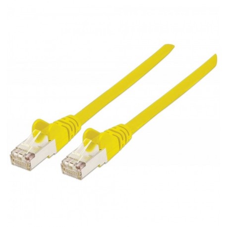 Cavo di rete Patch in rame Cat. 6A Giallo SFTP LSZH 10m ICOC LS6A-100-YE