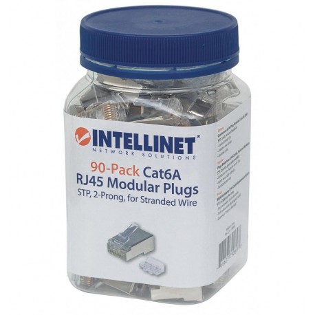 Confezione da 90 Plug Modulari Cat.6A RJ45 STP IWP-JAR-C6ASF