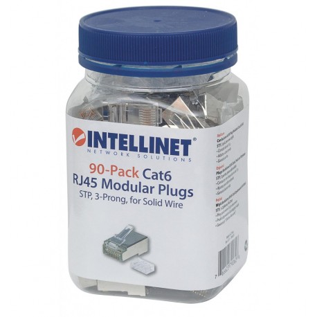 Confezione da 90 Plug Modulari Cat.6 RJ45 STP IWP-JAR-C6SR