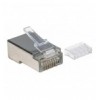 Confezione da 90 Plug Modulari Cat.6 RJ45 STP