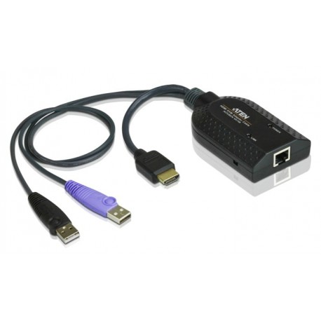Adattatore KVM USB HDMI Virtual Media con supporto Smart Card