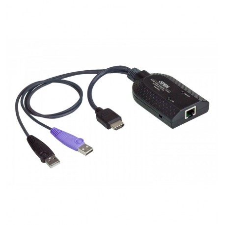 Adattatore KVM USB HDMI Virtual Media con supporto Smart Card