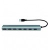 Hub USB 3.0 SuperSpeed 7 porte Alluminio Silver