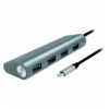 Hub USB-C™ SuperSpeed 4 Porte Alluminio Silver IUSB31-HUB4CA