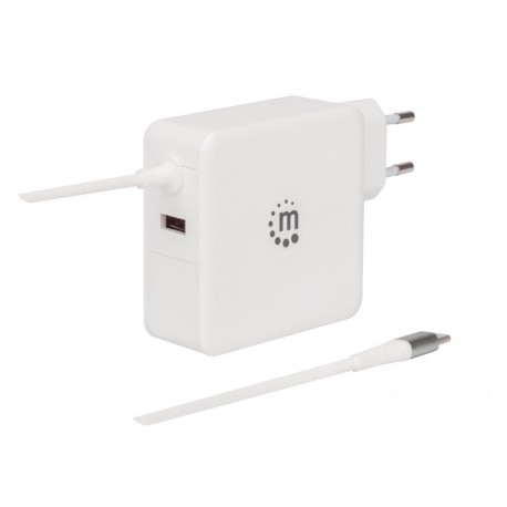 Alimentatore 60W USB con Cavo USB-C Bianco IPW-PD60W-CWH