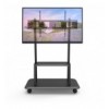Supporto a Pavimento con Mensola per TV LCD/LED/Plasma 55-120''