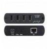 Estensore su LAN USB Cat.5 a 4 porte, UEH4102
