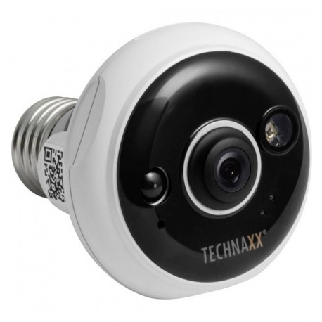 Telecamera Dome FullHD per Interni IR LED E27 PIR