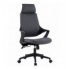 Sedia per Ufficio con Schienale Alto Design Moderno Grigio ICA-CT MC017
