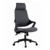 Sedia per Ufficio con Schienale Alto Design Moderno Grigio ICA-CT MC017