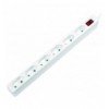 Multipresa 6 Posti Design Salvaspazio Bianco IUPS-PCP-6EWH