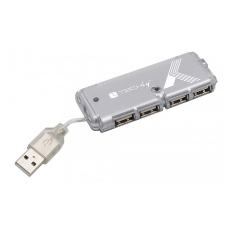 Hub USB Tascabile 4 porte Silver IUSB2-HUB599TY