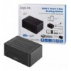 Docking Station USB3.1 Gen2 Doppio Slot HDD/SSD SATA da 2.5''/3.5'' Nero