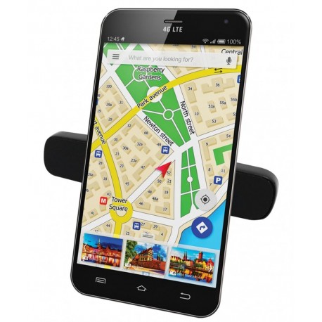 Supporto magnetico da auto per Smartphone con doppia clip I-SMART-UNIDUA
