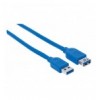 Cavo Prolunga USB 3.0 SuperSpeed A/A M/F 1m 