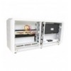 Armadio rack 19'' Ghost con porta cieca Bianco 