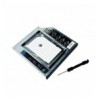 Adattatore SATA HDD Caddy per HDD/SSD da 9,5mm Nero