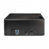 Docking Station USB3.0 Doppio Slot HDD/SSD SATA da 2.5''/3.5'' Nero