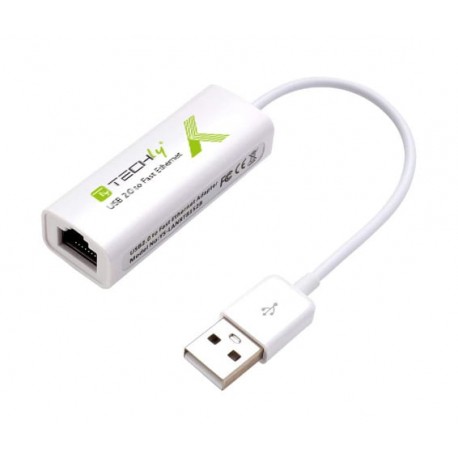 Convertitore da USB2.0 a Fast Ethernet 10/100 Mbps IDATA ADAP-USB2TY2