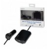 Caricatore da Auto 2 USB + 2 USB per Passeggeri Posteriori 24W