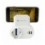 Adattatore Presa bipasso/Schuko 2 USB 1A con porta telefono