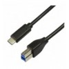 Cavo SuperSpeed USB-C™ Maschio/USB-B Maschio 2m Nero ICOC U3-BC-020B