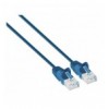 Cavo patch di rete Cat6 UTP Slim 1 m blu