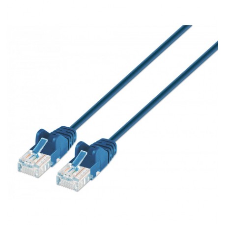 Cavo patch di rete Cat6 UTP Slim 2 m Blu ICOC U6-SLIM-020BL