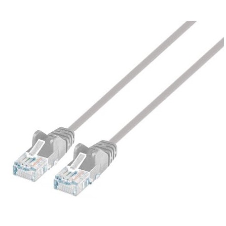 Cavo patch di rete Cat6 UTP Slim 1 m grigio ICOC U6-SLIM-010G