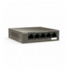 Switch 5 Porte Gigabit Desktop con 4 porte PoE+