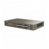 Switch 16 Porte Gigabit Desktop/Rack con 16 porte PoE+ ICIP-G1116P-16