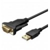 Convertitore Adattatore Techly da USB 2.0 a Seriale Nero IDATA USB2-SER-1A