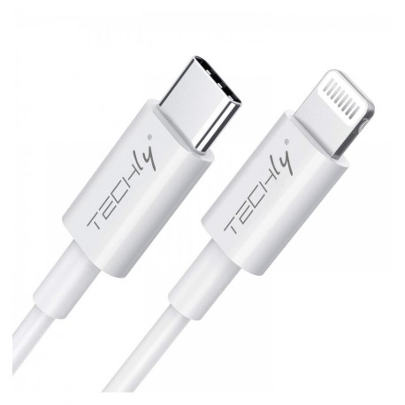 Cavo di Ricarica e Sincronizzazione USB-C™ a Lightning® 1m Bianco ICOC APP-8BUC10T
