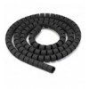 Guaina Raccoglicavi Diametro 25mm a Spirale 20m Nero ISWT-CAN2-BK20