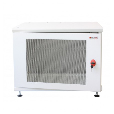 Armadio Rack 19'' ideale per Accumulatori Fotovoltaico 8U P600mm Bianco I-CASE EE-2008WH6