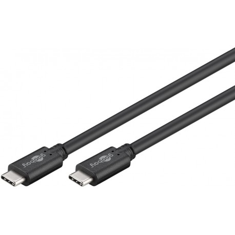 Cavo SuperSpeed USB-C™ 3.1 Maschio / Maschio 1m Nero ICOC U31-CC-010B