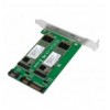 Adattatore 2x SATA SSU a 2x M.2 SATA