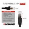 Cavo di rete Patch in rame Cat.8.1 SFTP LSZH 1m Nero