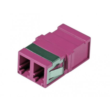 Adattatore a Bussola Keystone LC Duplex Multimodale OM4 Fucsia ILWL-ADAP-KEYLC4