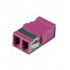 Adattatore a Bussola Keystone LC Duplex Multimodale OM4 Fucsia ILWL-ADAP-KEYLC4