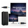 Cavo Audio/Video DisplayPort 8K M/M 1 m Nero